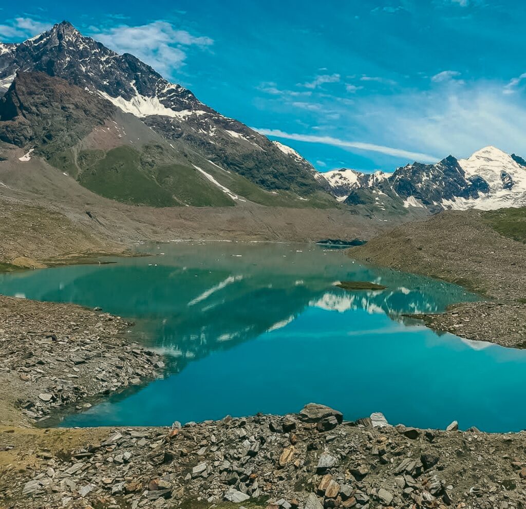 Ghepan Lake as clicked on a sunny day.