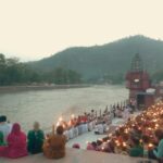 Ganga Aarti attendees in Haridwar