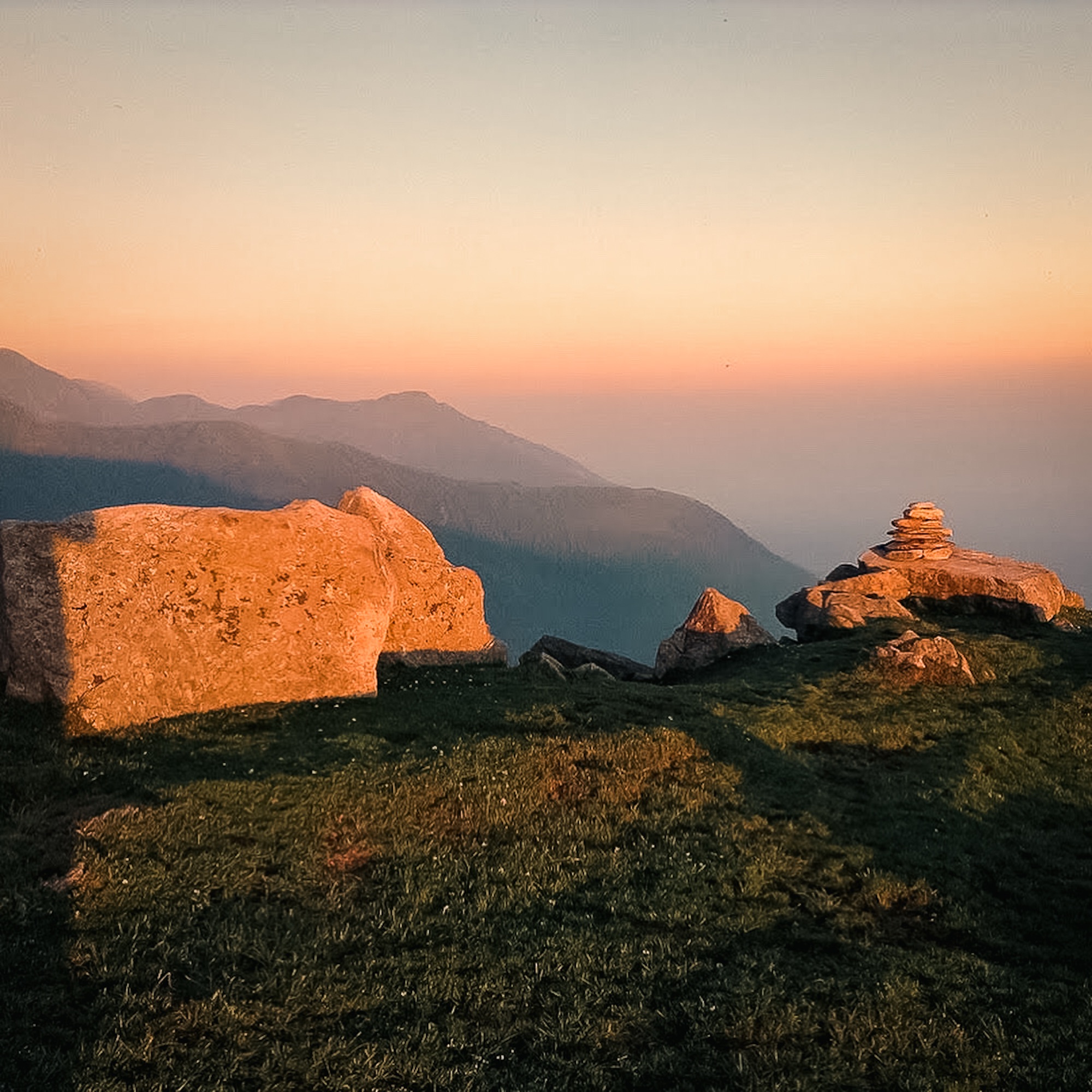 Sunset view point from the Triund Top