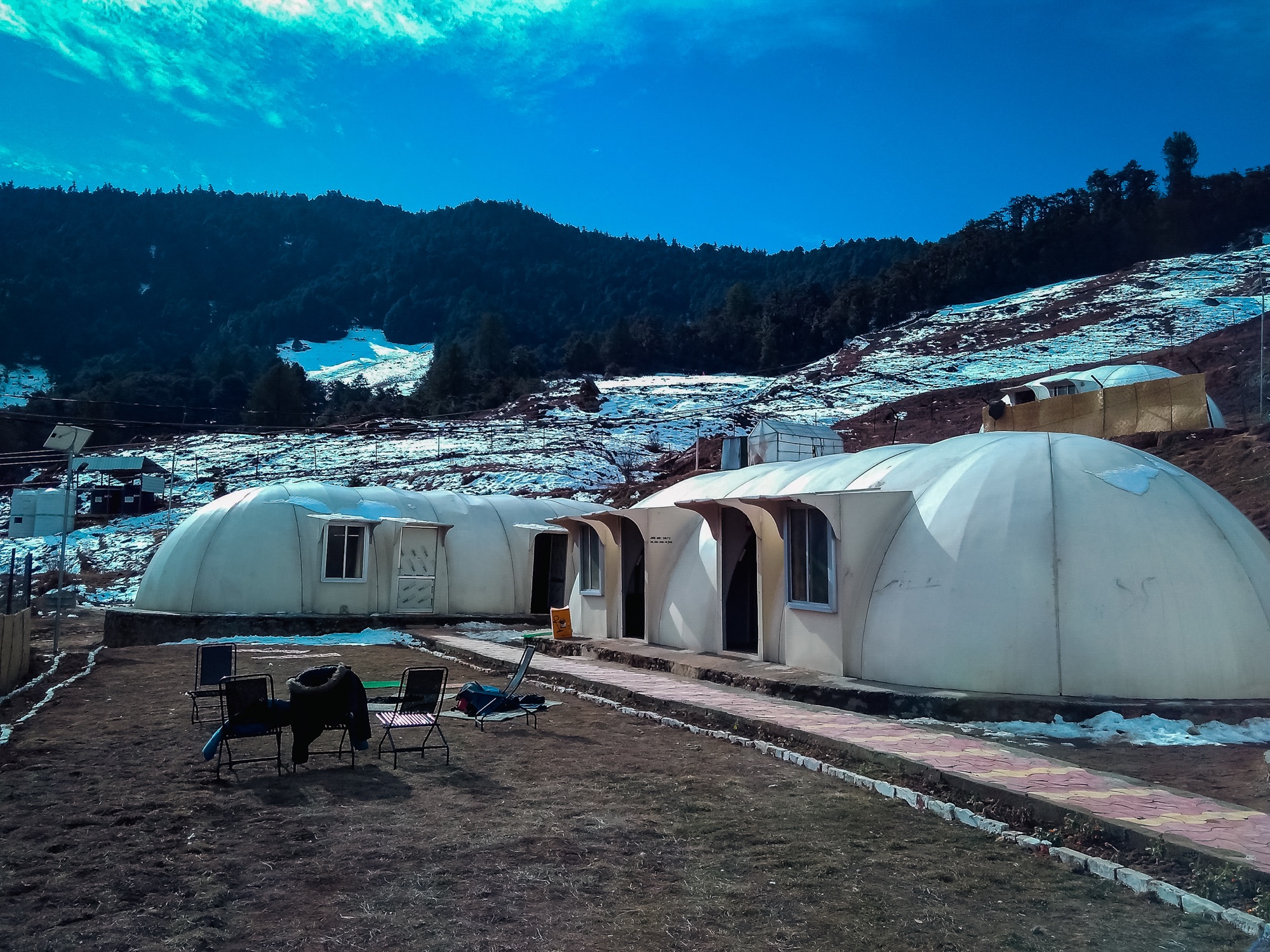 Igloo camps in Auli, Uttarakhand