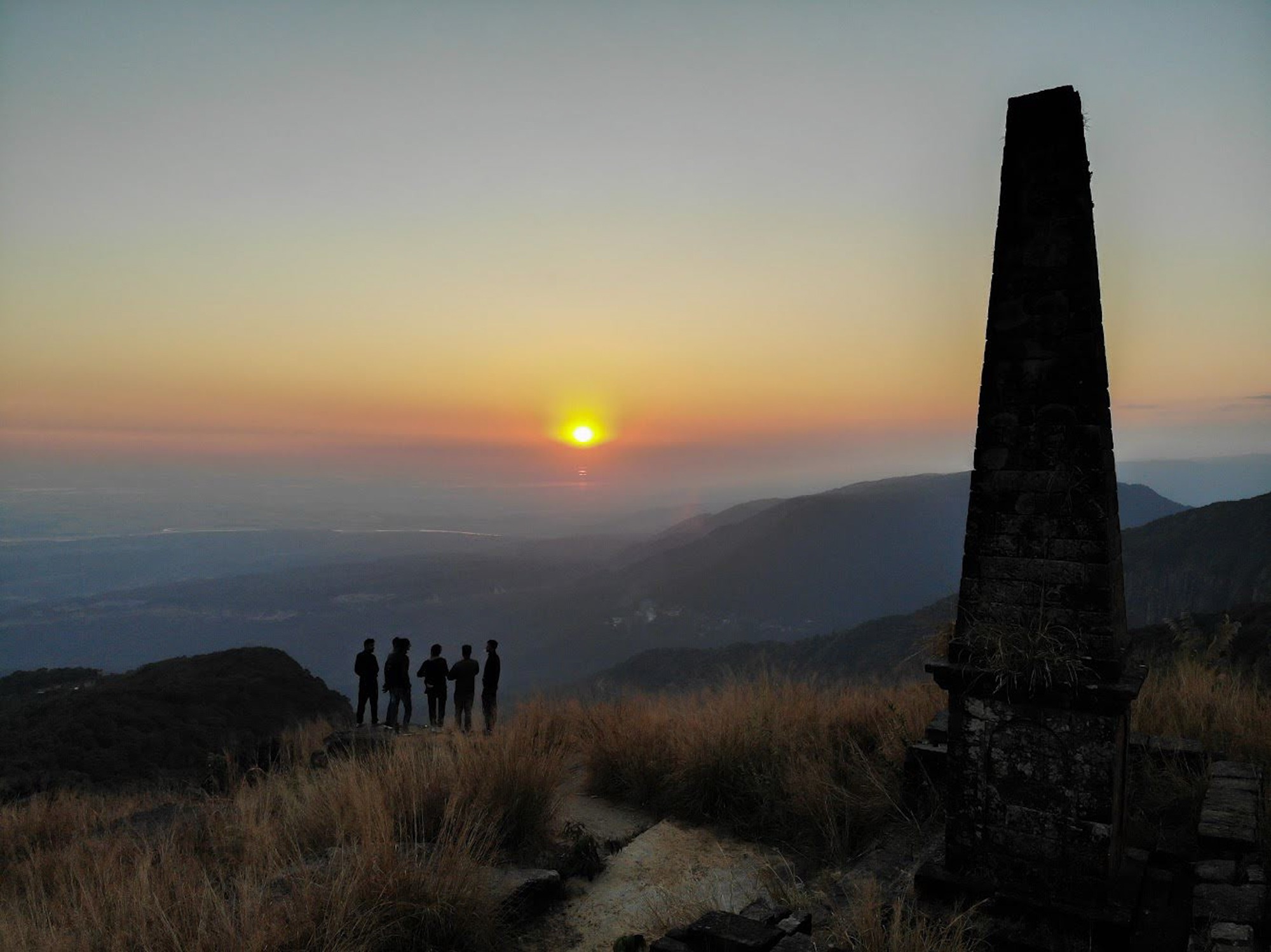 A group of travellers in Meghalaya